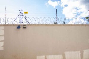 Secure perimeter wall at The Moon Serenity Furnished Apartments Ruaka branch