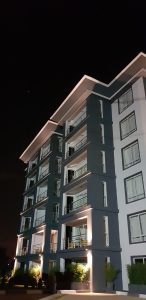 Exterior of The Moon Serenity Fourways Branch at Lymack Suites offering premium furnished apartments in Nairobi