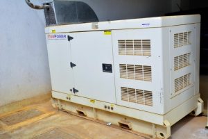 Backup power generator system at The Moon Serenity Furnished Apartments Ruaka ensuring reliable electricity supply and uninterrupted guest comfort during power outages.