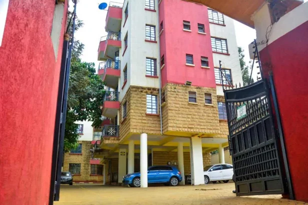 Entrance gate of The Moon Serenity Thindigua Branch at Kalwani Park near Kiambu Road Nairobi showing secure and accessible property access