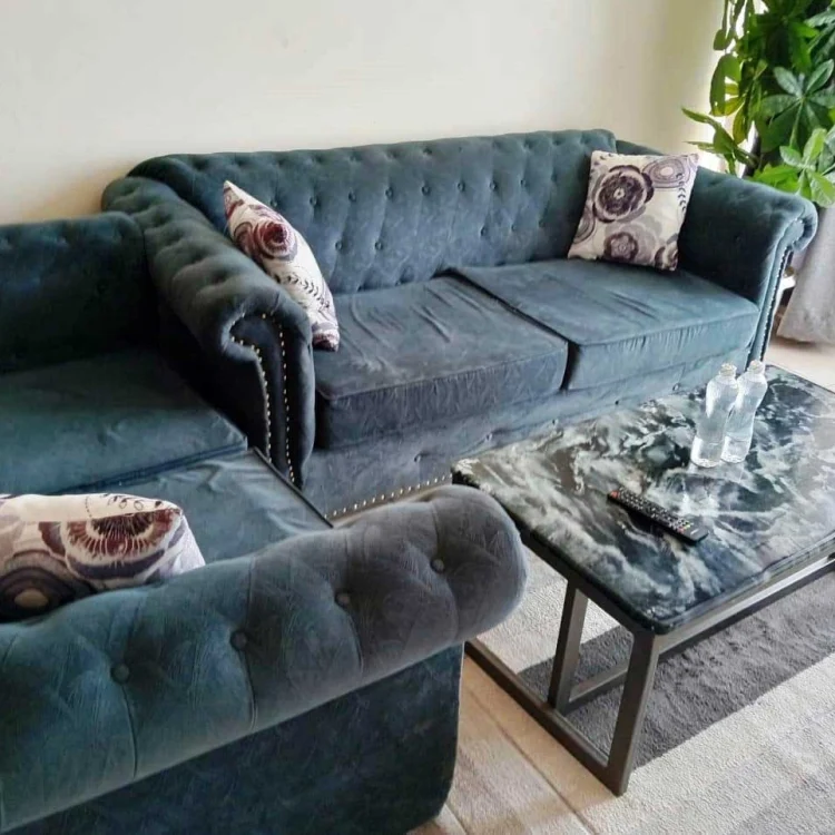 Living room in the Executive 1-Bedroom Serviced Apartment in Ruaka near Two Rivers Mall